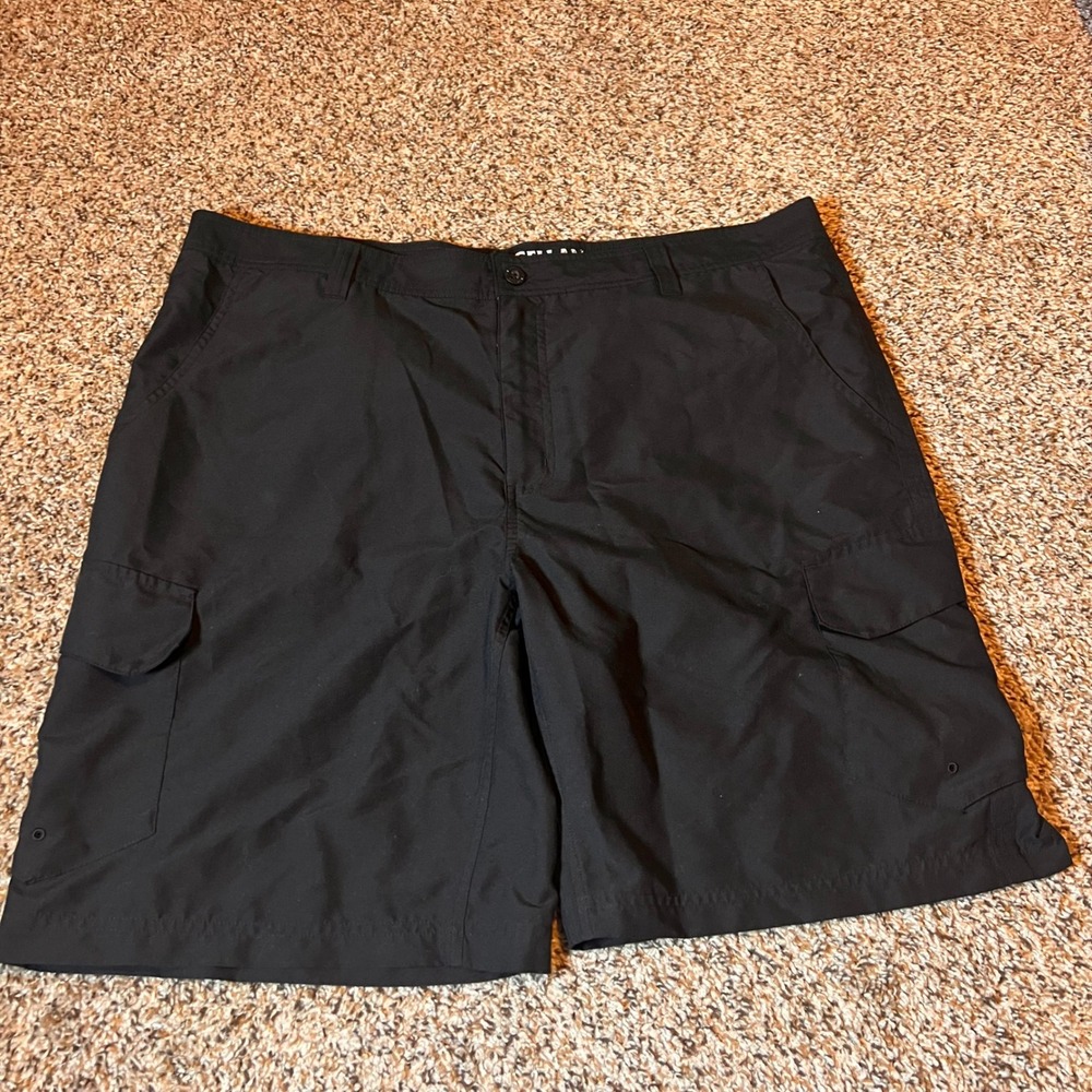 Magellan Outdoors Cargo Shorts‎ Hiking Travel Casual Black Size 40